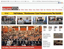 Tablet Screenshot of malatyaposta.com